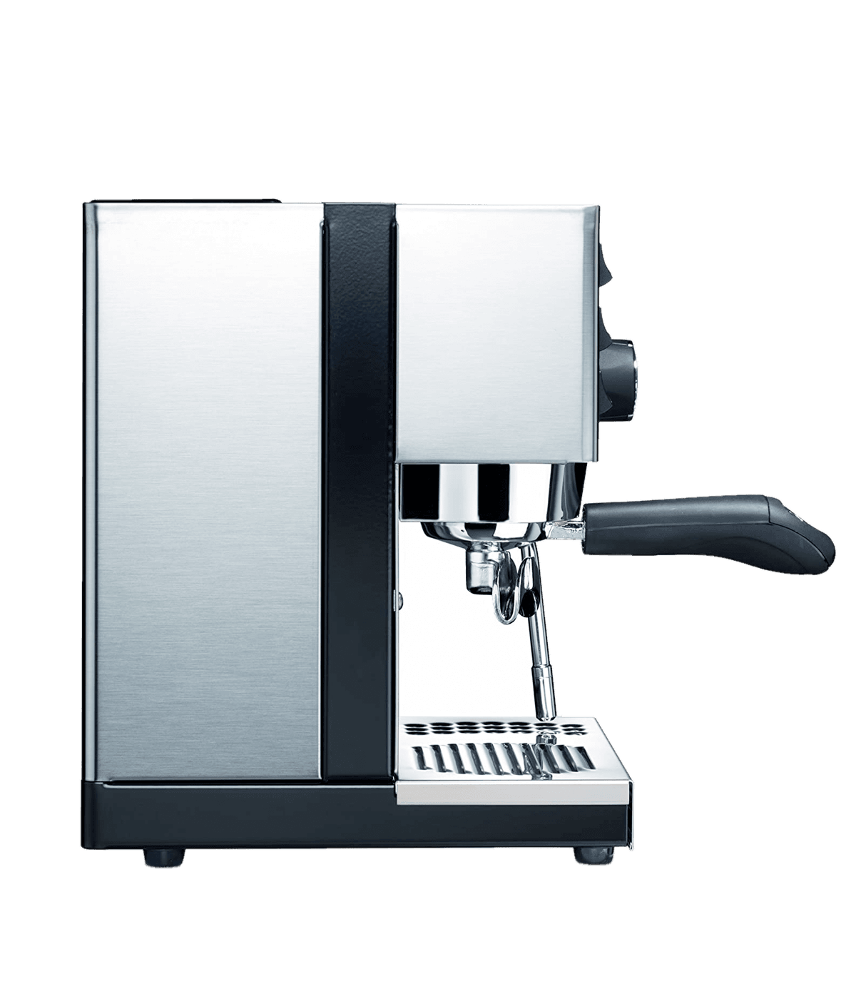 Máquina de café espresso Rancilio Silvia Eco Inox de acero inoxidable mate