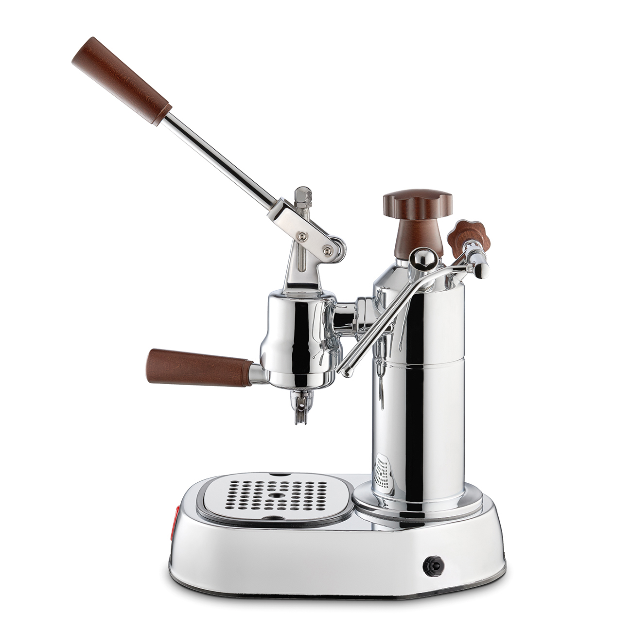 Máquina de café espresso La Pavoni Europiccola Lusso con asas de madera