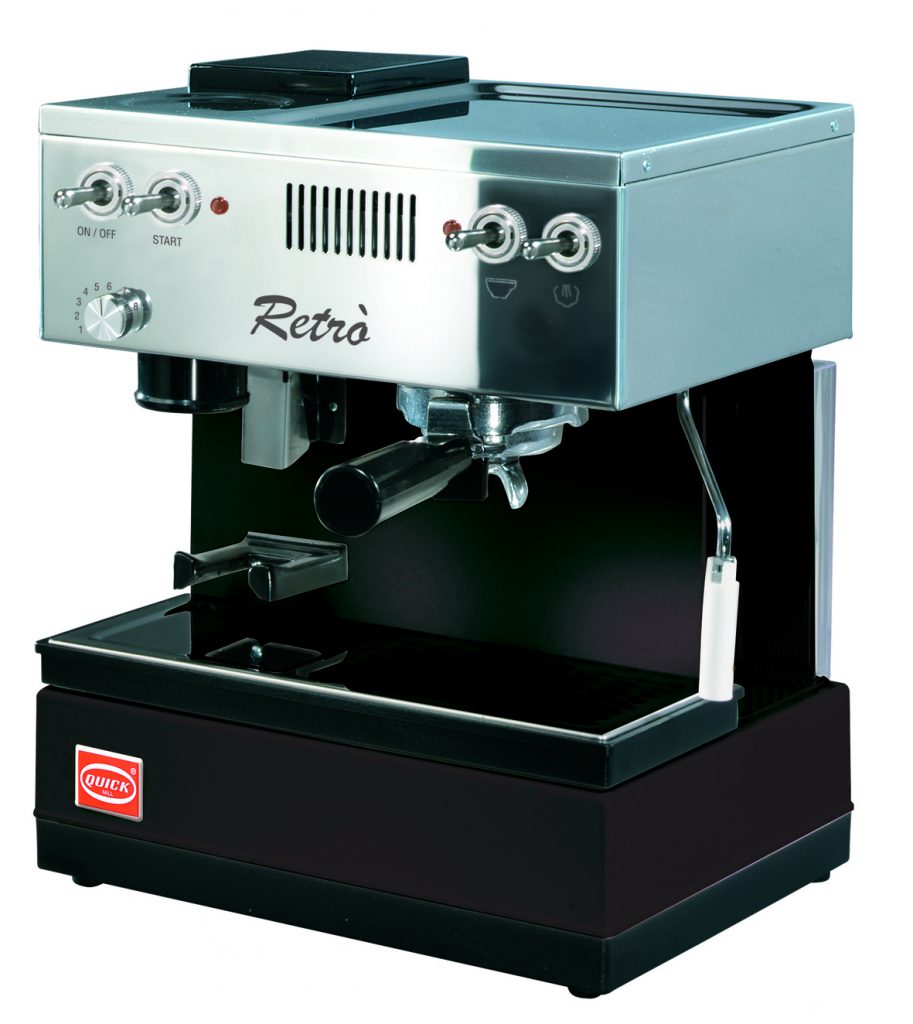 Quick Mill 0835 Retro Espresso Machine Negro