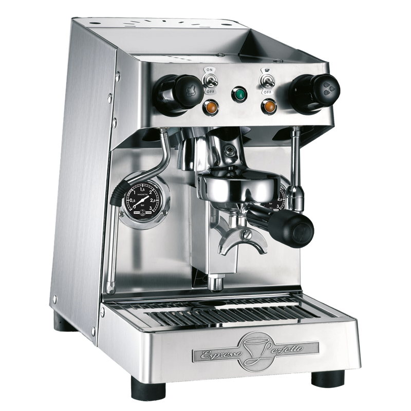 Máquina de café espresso de dos circuitos de acero inoxidable mate BFC Ela