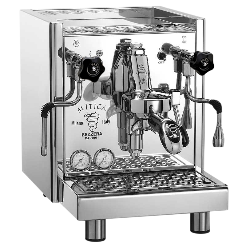 Máquina de café espresso Bezzera Mitica S con válvulas rotativas